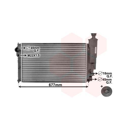 VAN WEZEL K&uuml;hler, Motork&uuml;hlung *** IR PLUS *** 40002131