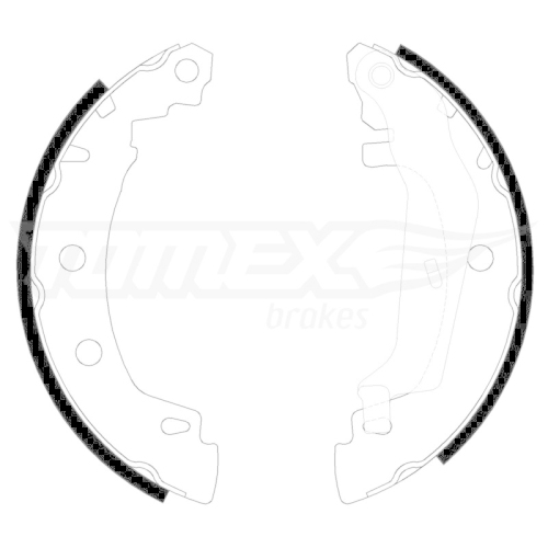 TOMEX Brakes Bremsbackensatz TX 20-43
