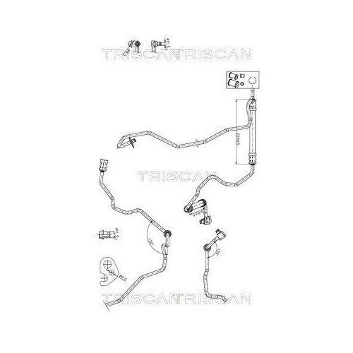 TRISCAN Hydraulikschlauch, Lenkung