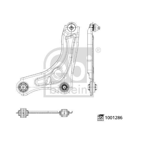 FEBI BILSTEIN Lenker, Radaufh&auml;ngung 1001286