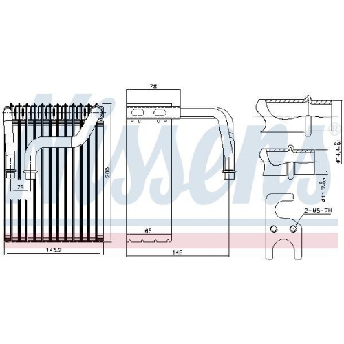 NISSENS Verdampfer, Klimaanlage 92237
