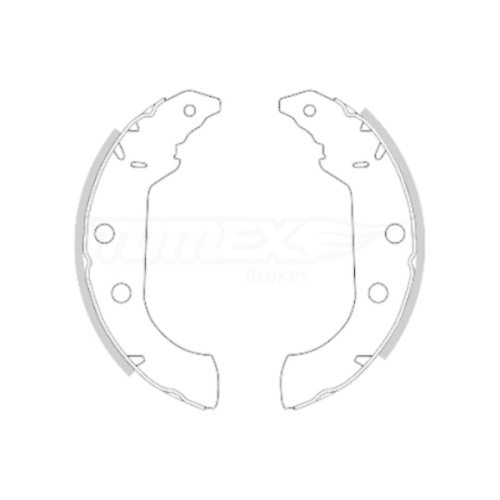 TOMEX Brakes Bremsbackensatz TX 20-67