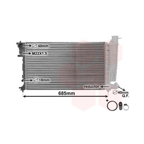 VAN WEZEL K&uuml;hler, Motork&uuml;hlung *** IR PLUS *** 40002140