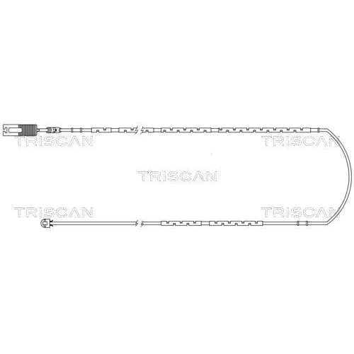 TRISCAN Warnkontakt, Bremsbelagverschlei&szlig; 8115 11024