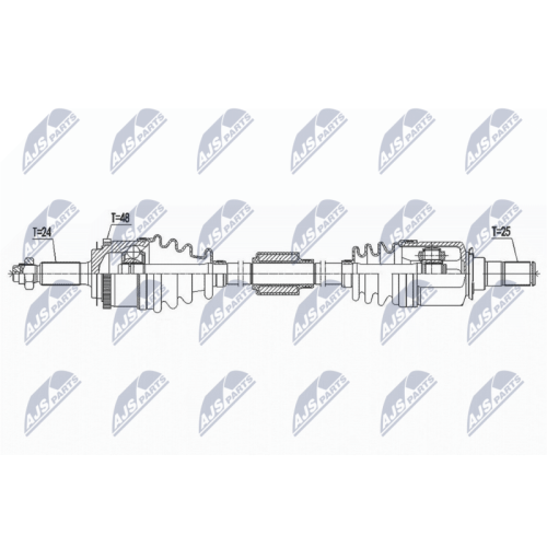 NTY Antriebswelle NPW-HY-547