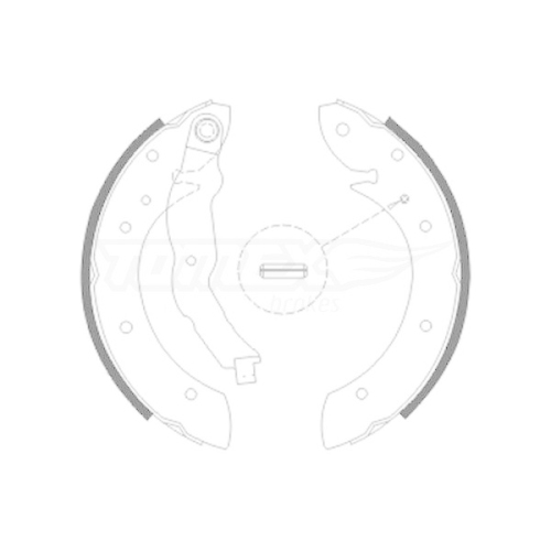 TOMEX Brakes Bremsbackensatz TX 20-79