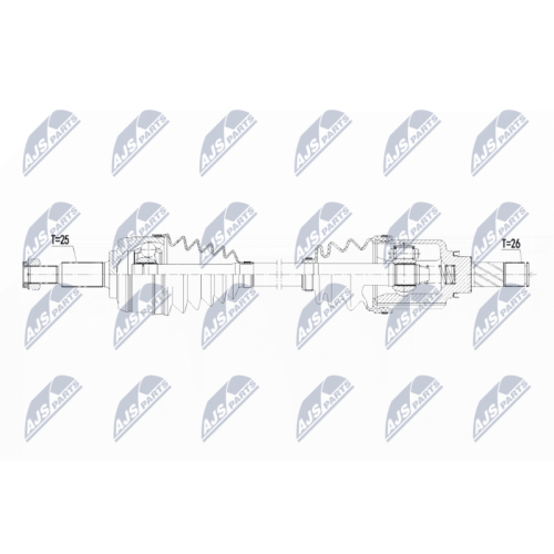 NTY Antriebswelle NPW-RE-113