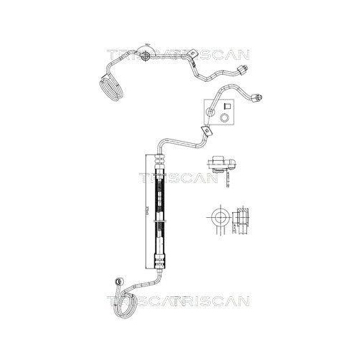 TRISCAN Hydraulikschlauch, Lenkung