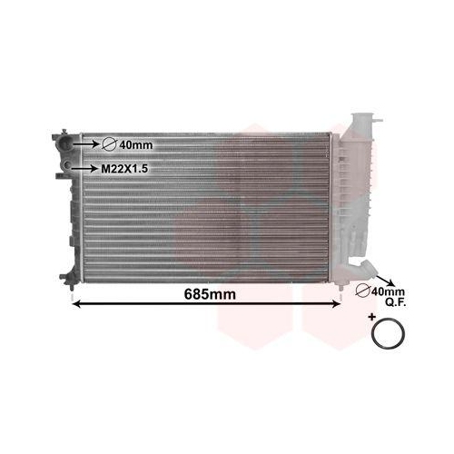 VAN WEZEL K&uuml;hler, Motork&uuml;hlung *** IR PLUS *** 40002141