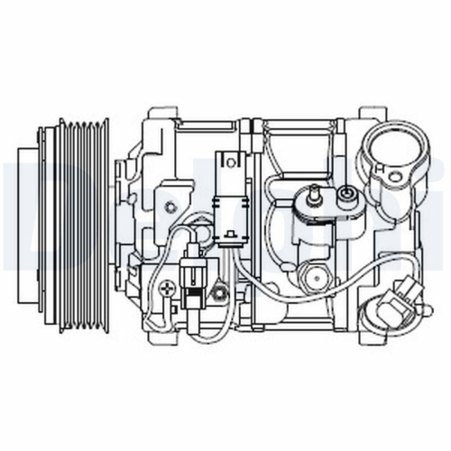 DELPHI Kompressor, Klimaanlage CS20545