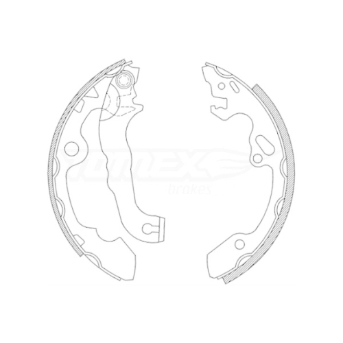 TOMEX Brakes Bremsbackensatz TX 20-92