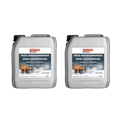 2x SONAX Spezialkonservierungswachs 5 Liter Spr&uuml;hwachs spritzwasserfest 04855050