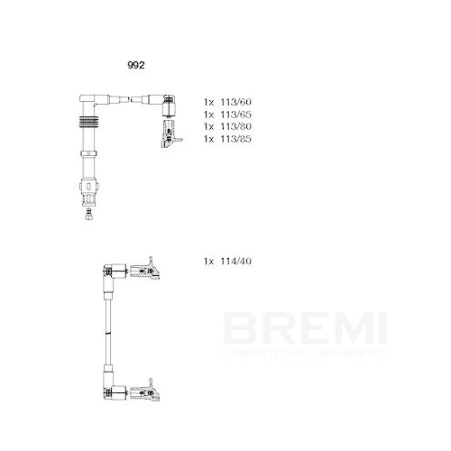 BREMI Zündleitungssatz