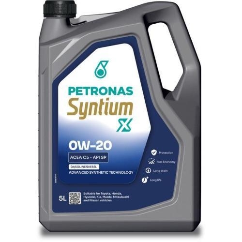 Motor&ouml;l Motoren&ouml;l Petronas Syntium X 0W-20 C5 5 Liter 70980M12EU