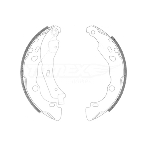 TOMEX Brakes Bremsbackensatz TX 20-99