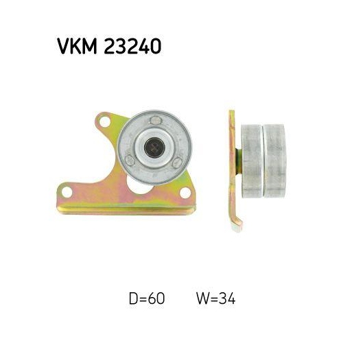 SKF Umlenk-/F&uuml;hrungsrolle, Zahnriemen VKM 23240