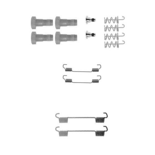 TEXTAR Zubehörsatz, Feststellbremsbacken 97034500