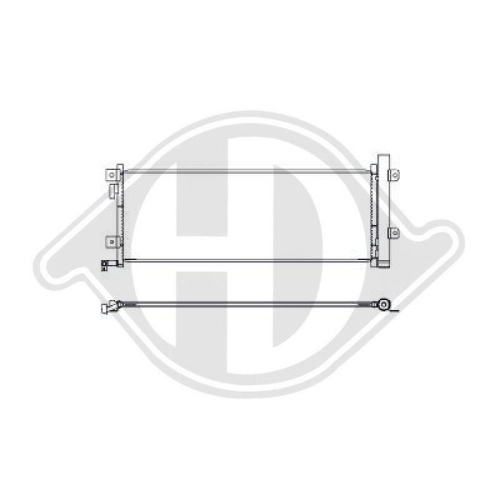 DIEDERICHS Kondensator, Klimaanlage DIEDERICHS Climate DCC2041