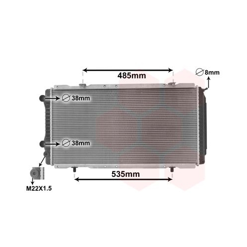 VAN WEZEL K&uuml;hler, Motork&uuml;hlung 40002146