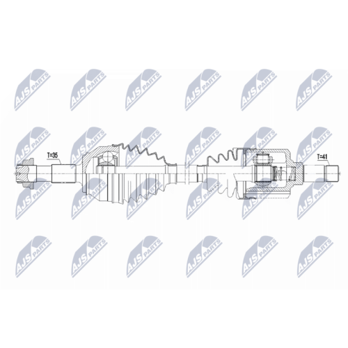 NTY Antriebswelle NPW-CT-117