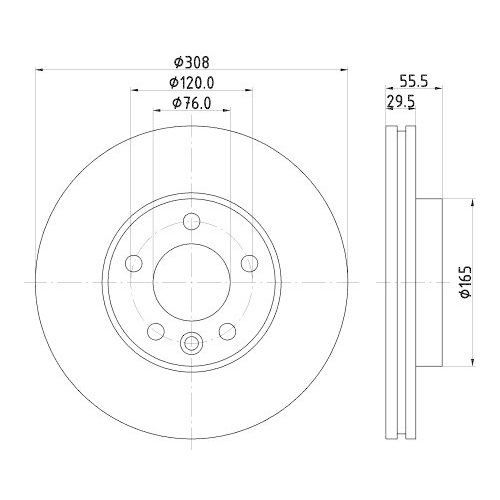 DON Bremsscheibe PCD20851