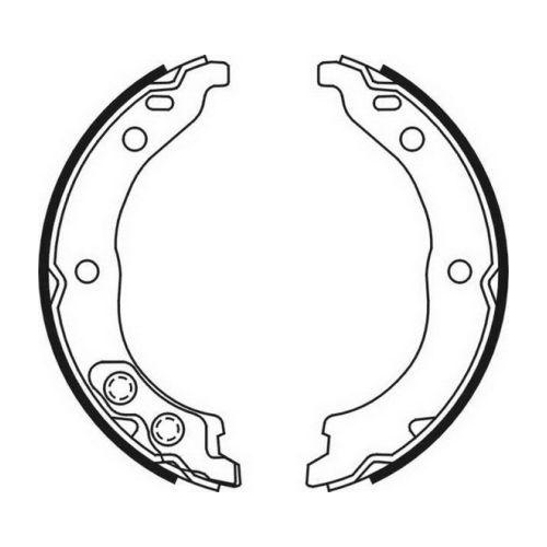 ABE Bremsbackensatz, Feststellbremse CRP002ABE