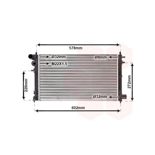 VAN WEZEL K&uuml;hler, Motork&uuml;hlung 40002149