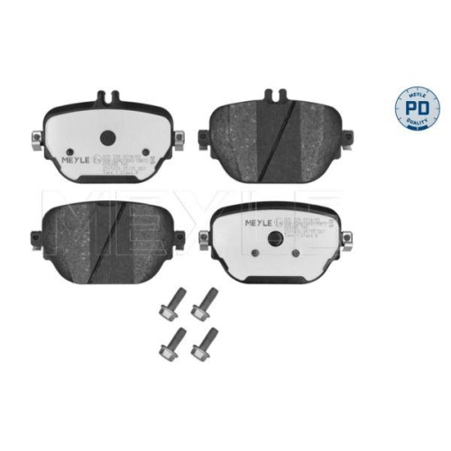 MEYLE Bremsbelagsatz, Scheibenbremse MEYLE-PD: Advanced performance and design. 025 226 0218/PD