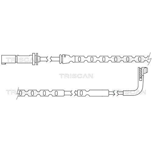 TRISCAN Warnkontakt, Bremsbelagverschlei&szlig; 8115 11041