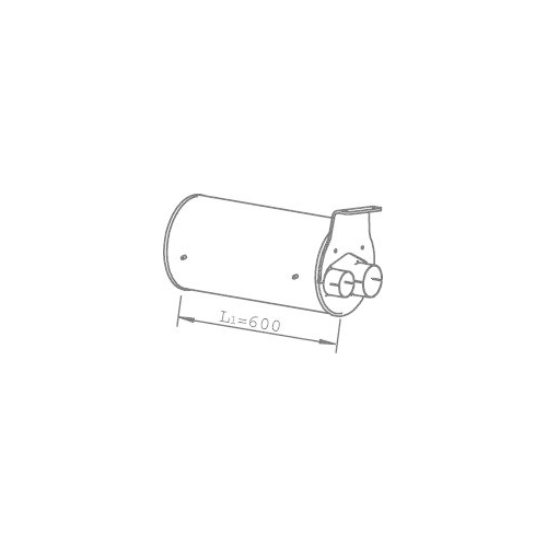 DINEX Mittelschalld&auml;mpfer 49397