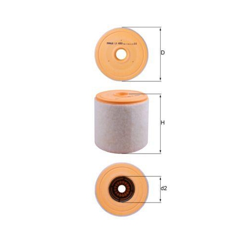 MAHLE Luftfilter LX 4959