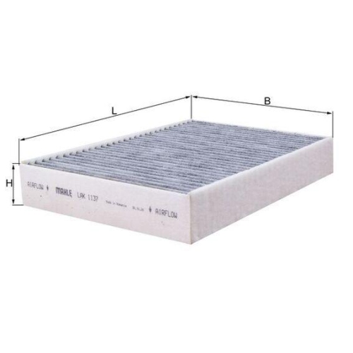 MAHLE Filter, Innenraumluft LAK 1137