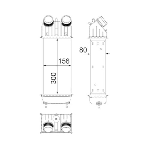 MAHLE Ladeluftk&uuml;hler BEHR *** PREMIUM LINE *** CI 261 000P