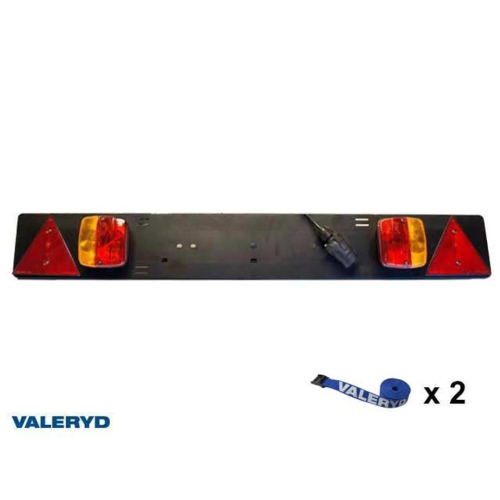 R&uuml;ckleuchten Fahrradtr&auml;ger Ajba 145x1050mm, 1,5m Kabel mit Gl&uuml;hlampen Anh&auml;nger