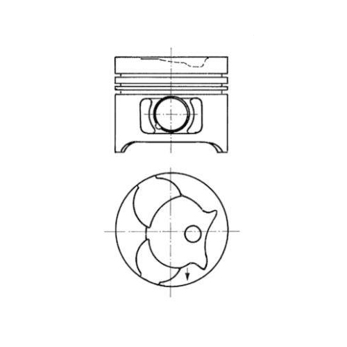 KOLBENSCHMIDT Kolben 91372600