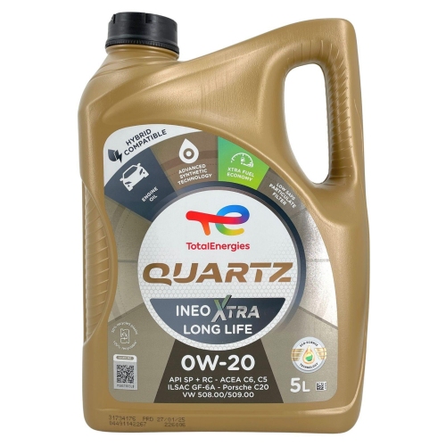 Motor&ouml;l Motoren&ouml;l Total Quartz Ineo Xtra Longlife 0W-20 5 Liter Kanister 226006