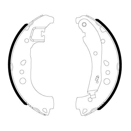 TEXTAR Bremsbackensatz 91084200