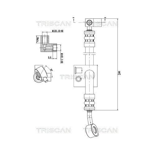 TRISCAN Hydraulikschlauch, Lenkung