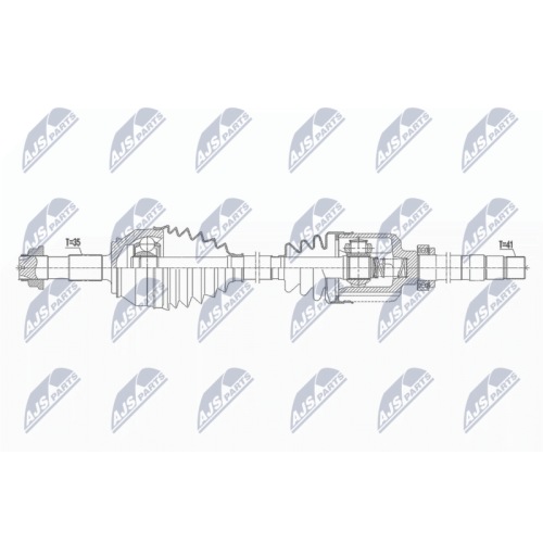 NTY Antriebswelle NPW-CT-119