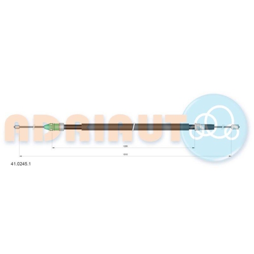 ADRIAUTO Seilzug, Feststellbremse 41.0245.1