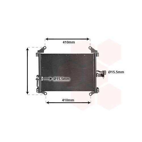 VAN WEZEL Kondensator, Klimaanlage 17005206