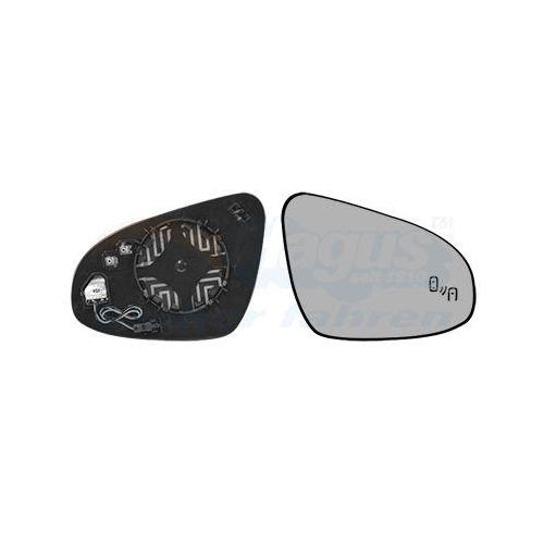 VAN WEZEL Spiegelglas, Au&szlig;enspiegel * HAGUS * 5411836