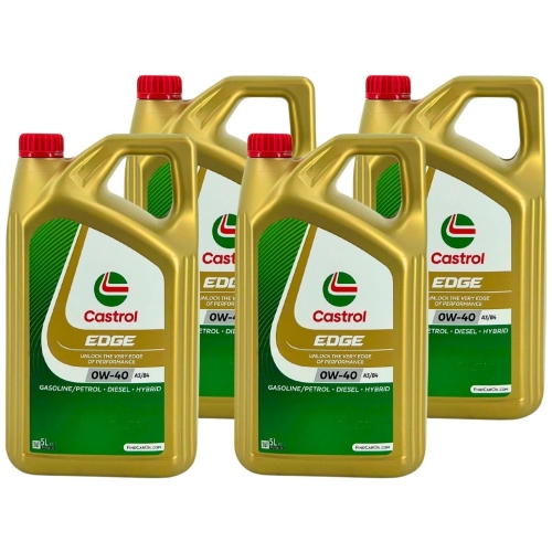 Motor&ouml;l Castrol Edge 0W-40 A3/B4 VW MB 229.5 BMW Longlife RN 20 Liter 15F6B7