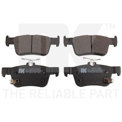 NK Bremsbelagsatz, Scheibenbremse 222653