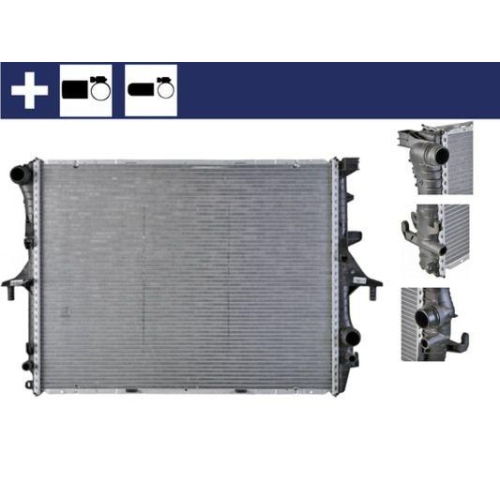 MAHLE Kühler, Motorkühlung BEHR CR 568 000S