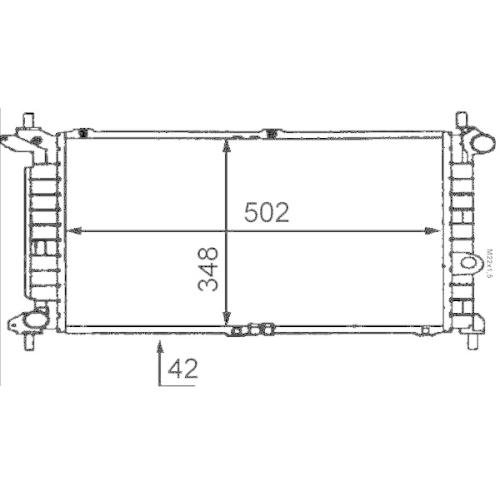 MAHLE K&uuml;hler, Motork&uuml;hlung BEHR CR 443 000S