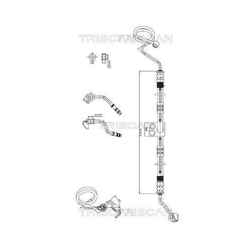 TRISCAN Hydraulikschlauch, Lenkung