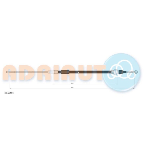ADRIAUTO Seilzug, Feststellbremse 47.0214