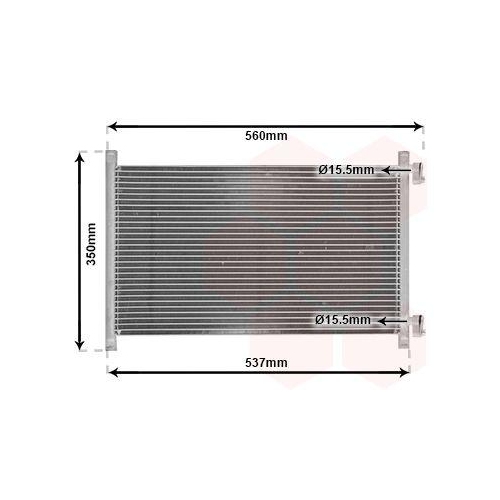VAN WEZEL Kondensator, Klimaanlage 17005214