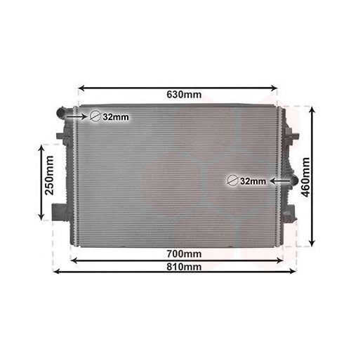 VAN WEZEL K&uuml;hler, Motork&uuml;hlung 03012700